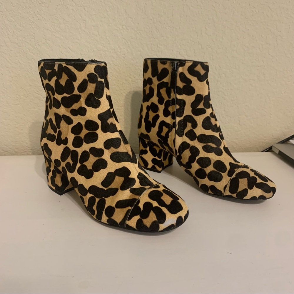 Leopard Print Booties